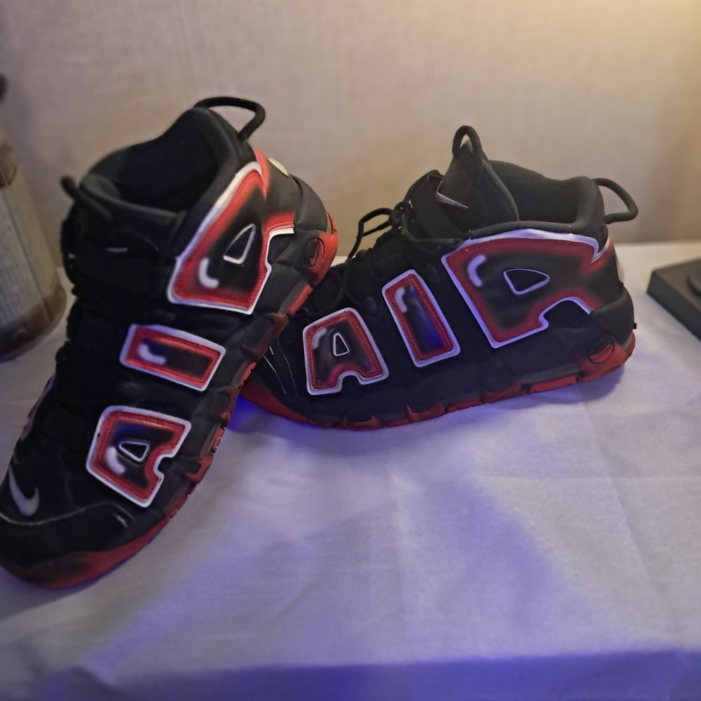 Nike Black and Red Athletic Sneakers